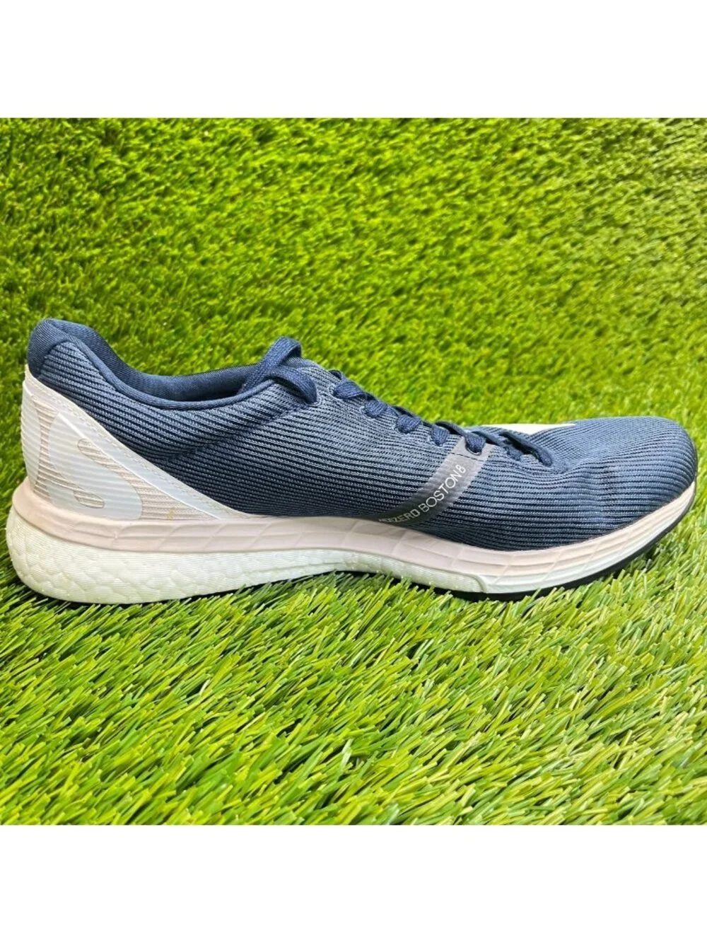 Adidas Adizero Boston 8 Womens Size 9 Collegiate Navy Running Shoes Sneakers